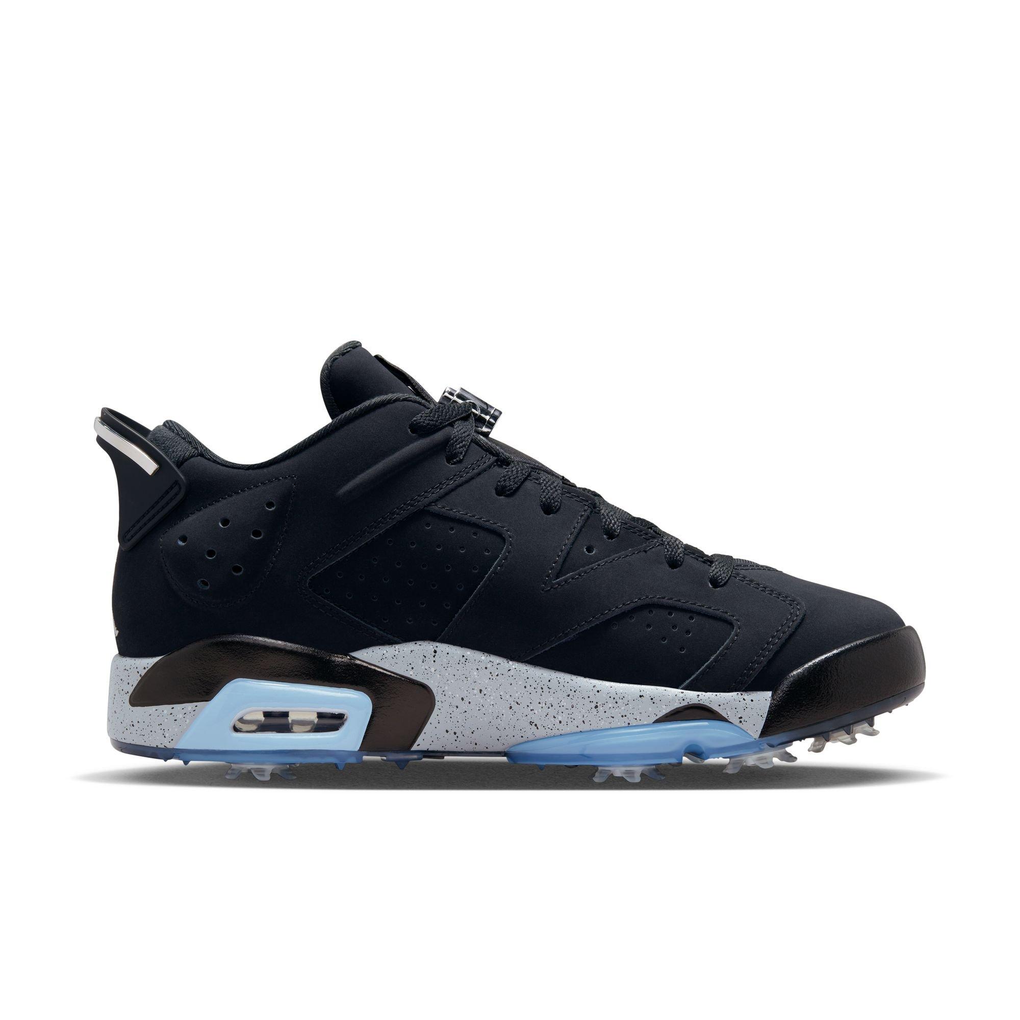 Jordan Retro 6 G NRG Spiked Golf Shoe-Black/Grey/Blue | NIKE